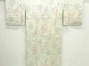 草花模様長襦袢